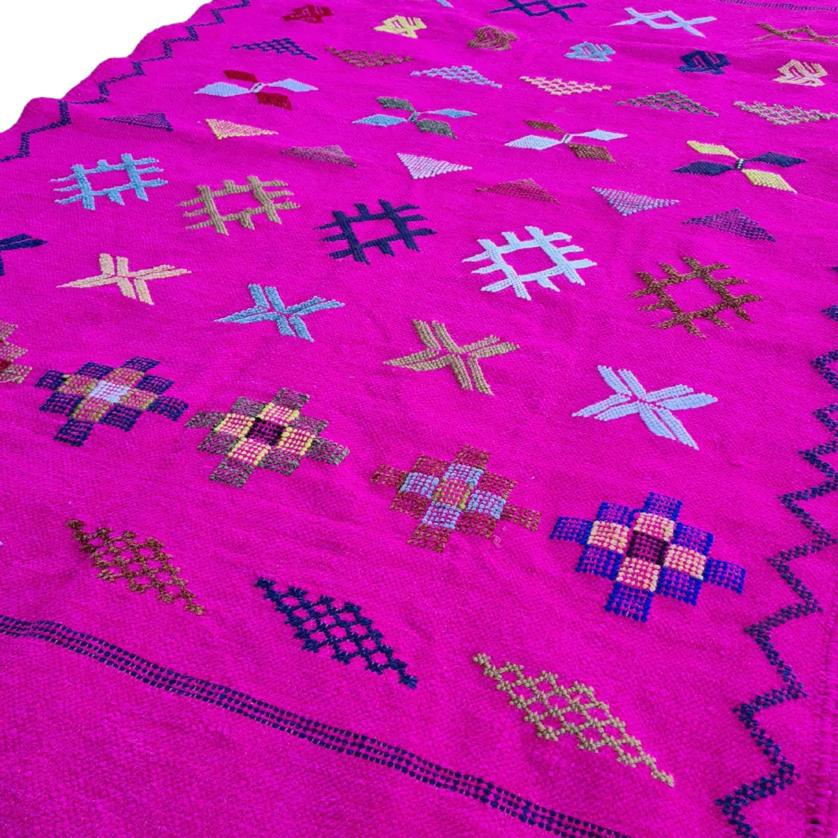 pink Moroccan Berber kilim rug (4)