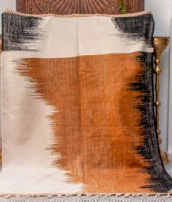 Sunset Flat Woven Berber Rug – Moroccan Boho Home Decor